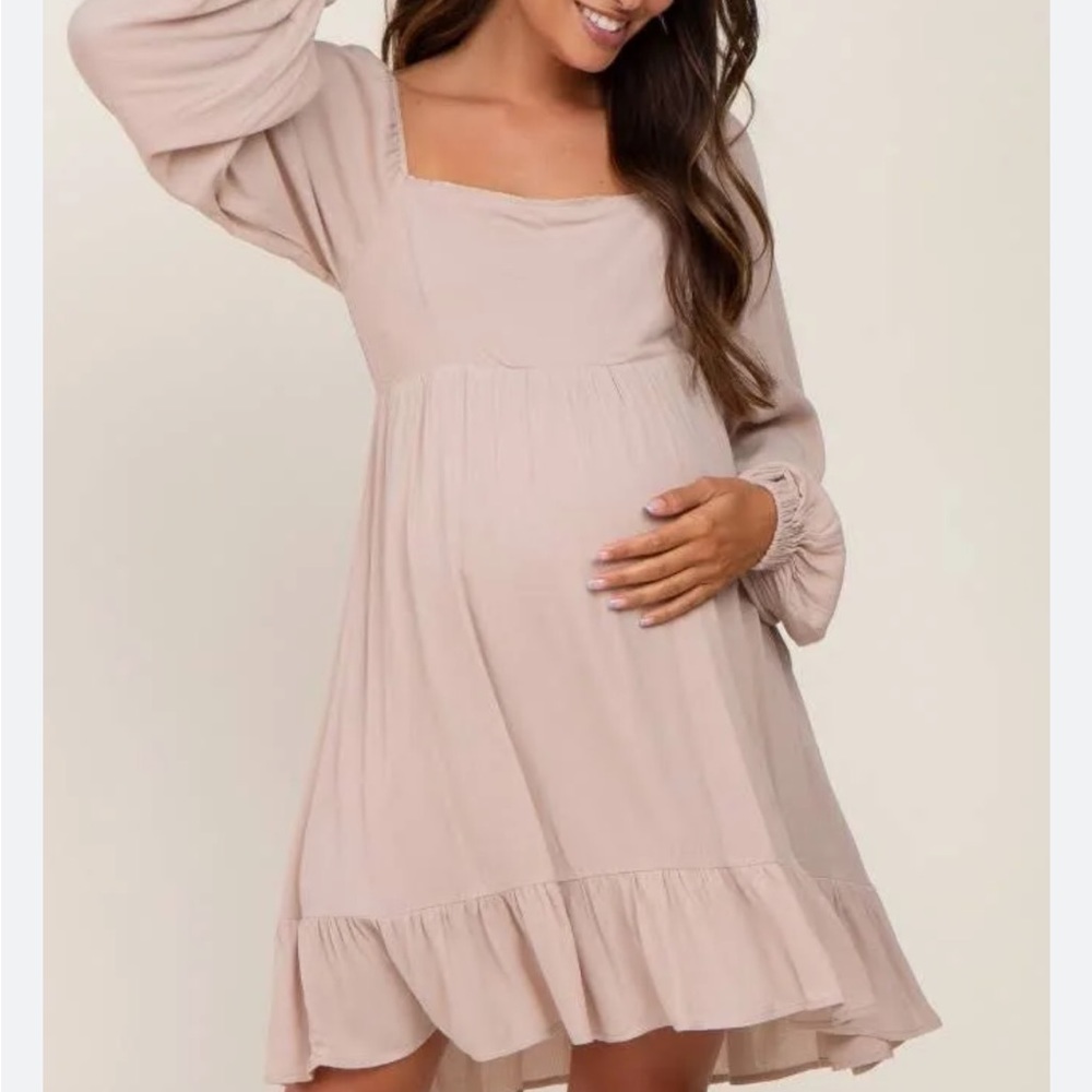 Pink Blush Maternity dress